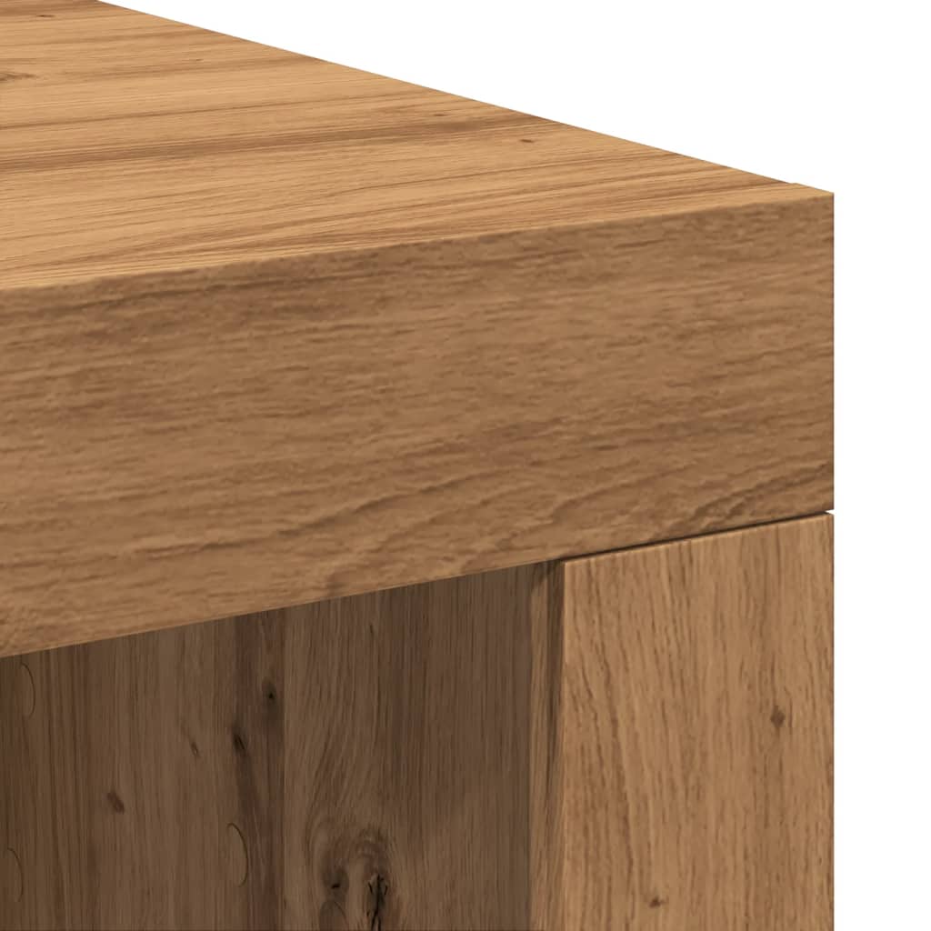 Tavolino Salotto Rovere Artigianale 102x50x35 cm in Truciolato | homemem39