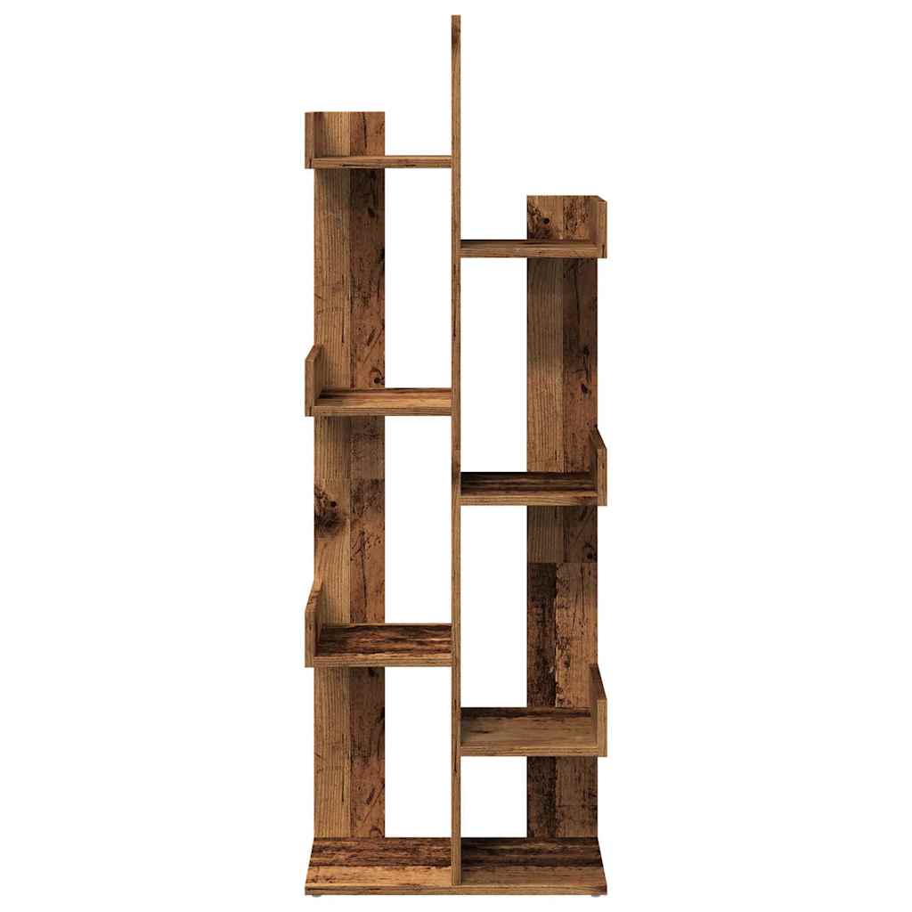 Libreria Legno Antico 48x25,5x140 cm in Legno Multistrato | homemem39