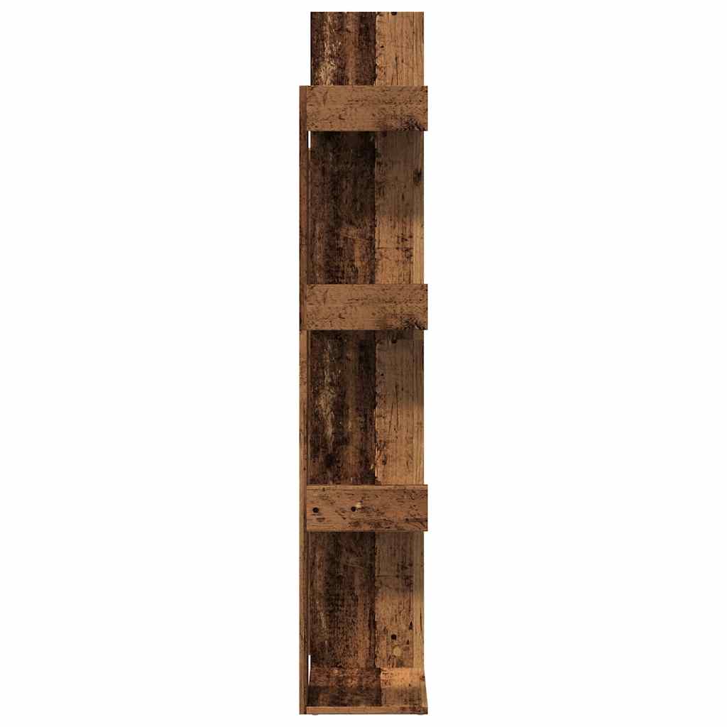 Libreria Legno Antico 48x25,5x140 cm in Legno Multistrato | homemem39