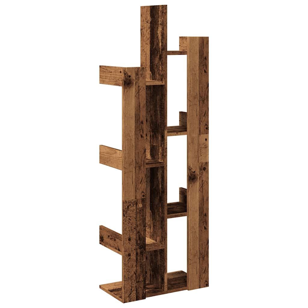 Libreria Legno Antico 48x25,5x140 cm in Legno Multistrato | homemem39