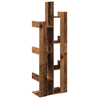 Libreria Legno Antico 48x25,5x140 cm in Legno Multistrato | homemem39