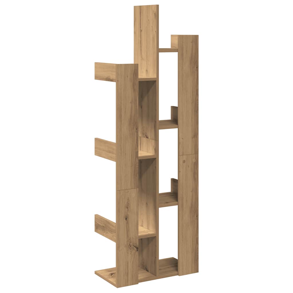 Libreria Rovere Artigianale 48x25,5x140 cm Legno Multistrato | homemem39