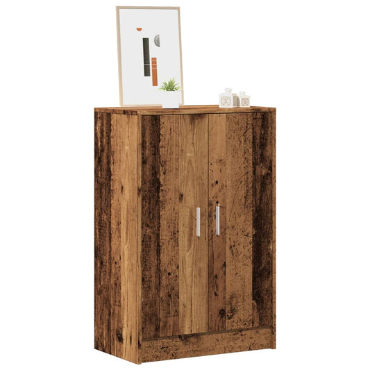 Scarpiera Legno Antico 60x35x92 cm in Legno Multistrato - homemem39