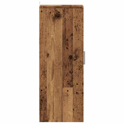 Scarpiera Legno Vecchio 32x35x92 cm in Legno Multistrato - homemem39