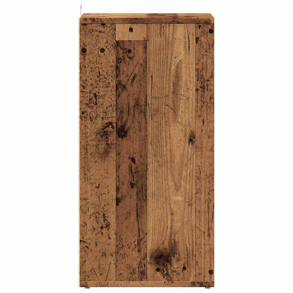 Scarpiere 2 pz Legno Antico 32x35x70 cm in Legno Multistrato - homemem39