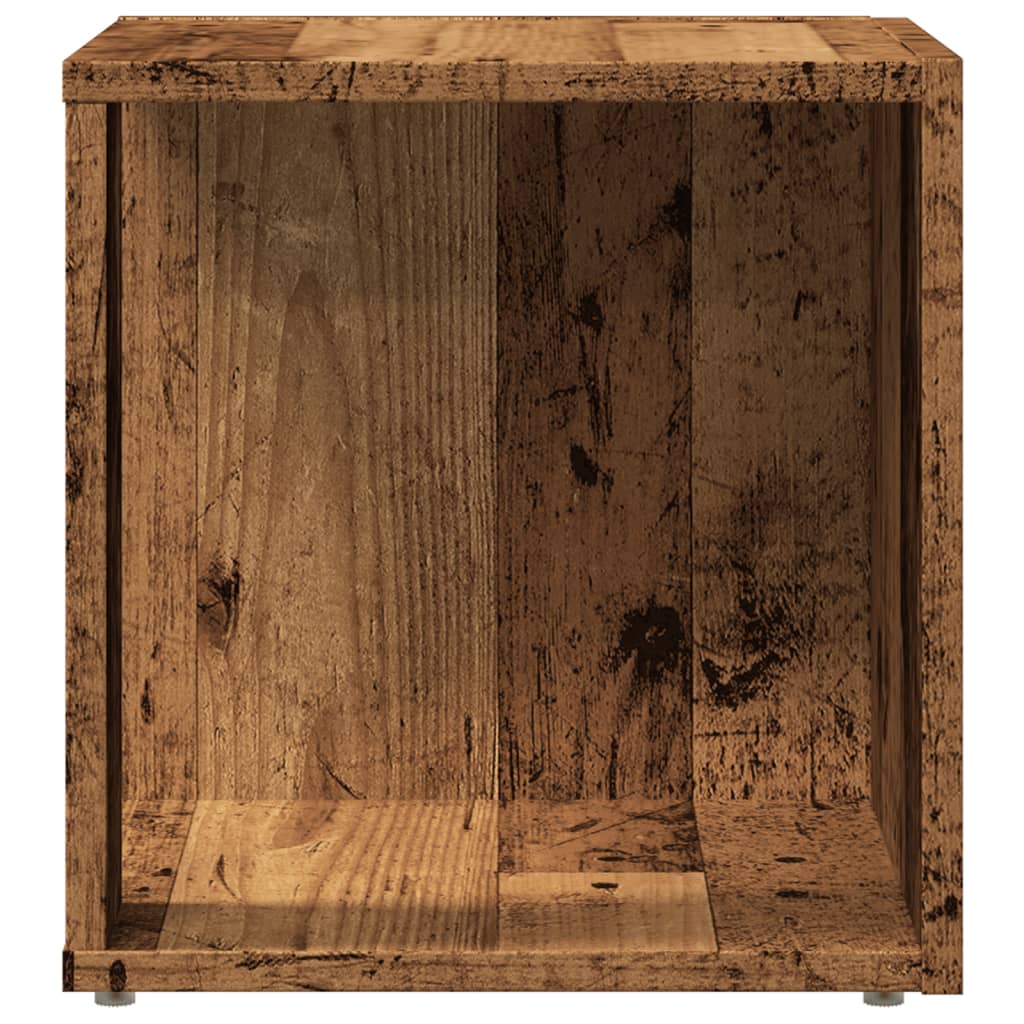 Tavolino Legno Antico 33x33x34 cm in Legno Multistrato - homemem39