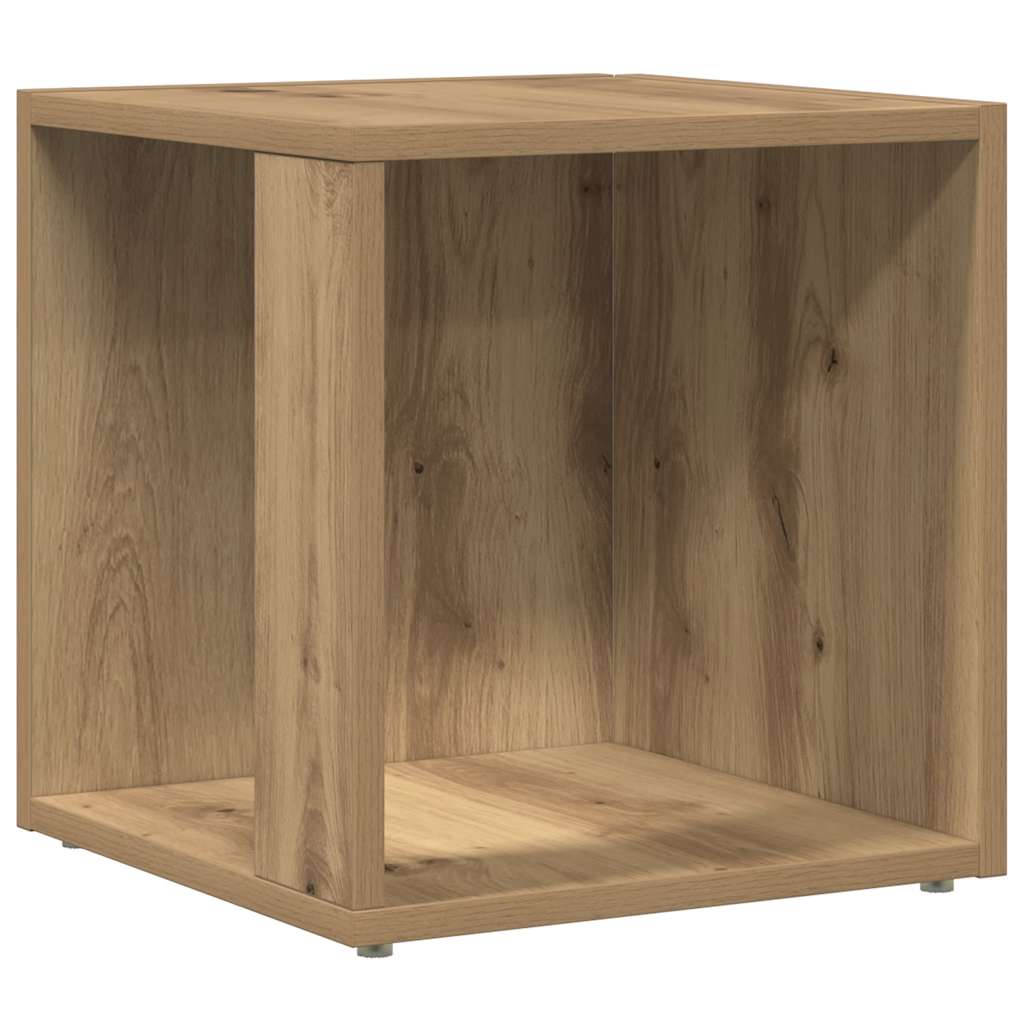 Tavolino da Salotto Rovere Artigianale 33x33x34cm in Truciolato