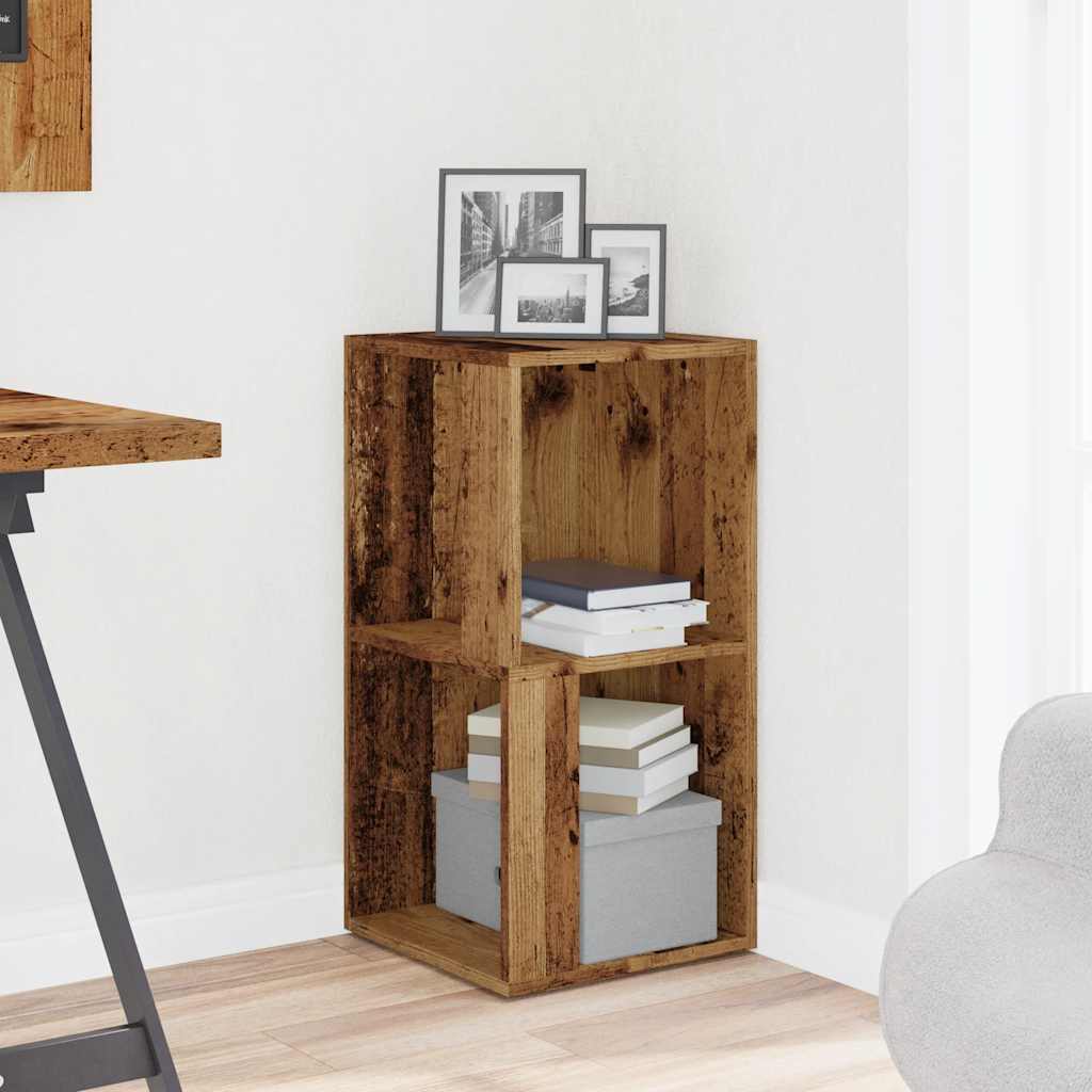 Mobile Angolare Legno Antico 33x33x67 cm in Truciolato | homemem39