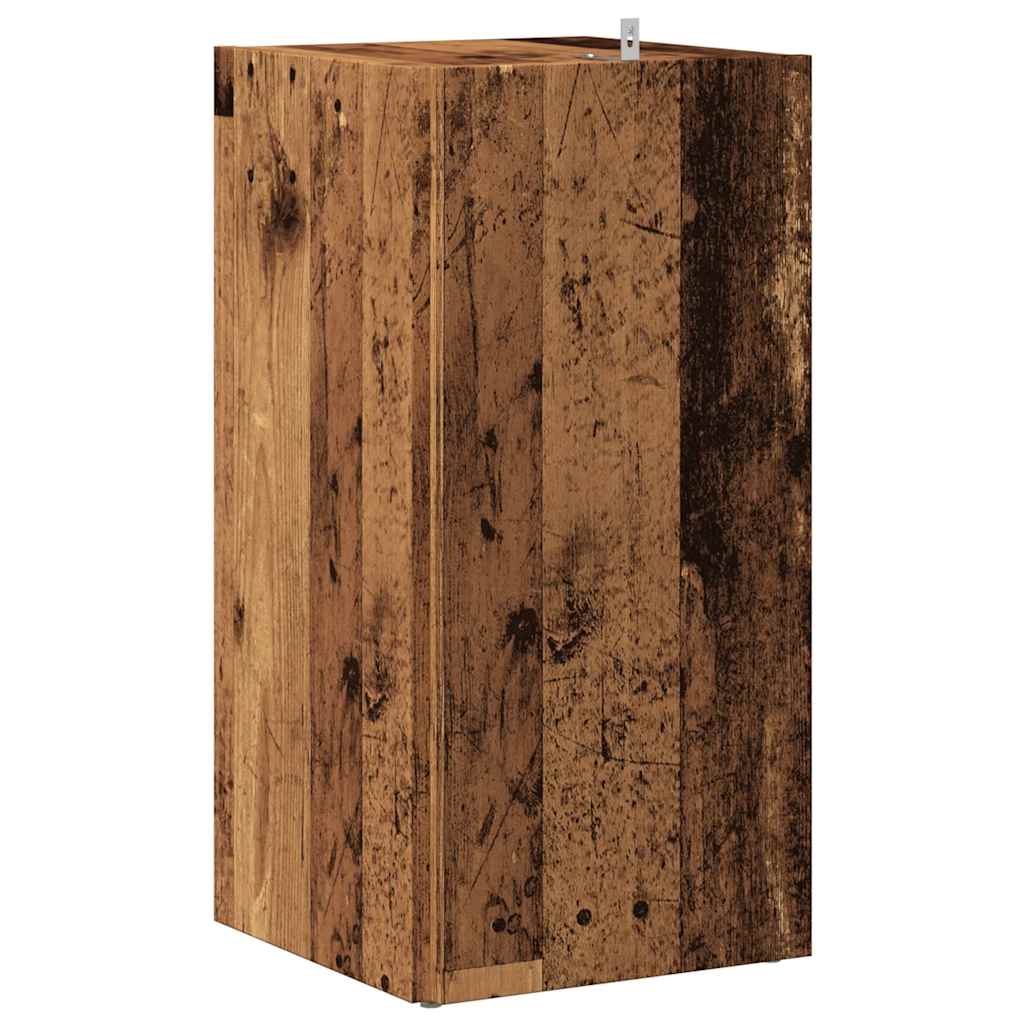 Mobile Angolare Legno Antico 33x33x67 cm in Truciolato | homemem39