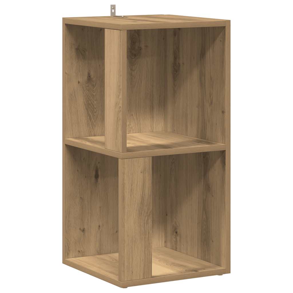 Mobile Angolare Rovere Artigianale 33x33x67 cm in Truciolato | homemem39