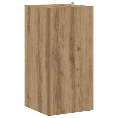 Mobile Angolare Rovere Artigianale 33x33x67 cm in Truciolato | homemem39