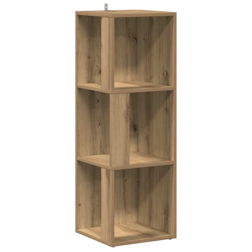 Mobile Angolare Rovere Artigianale 33x33x100 cm in Truciolato