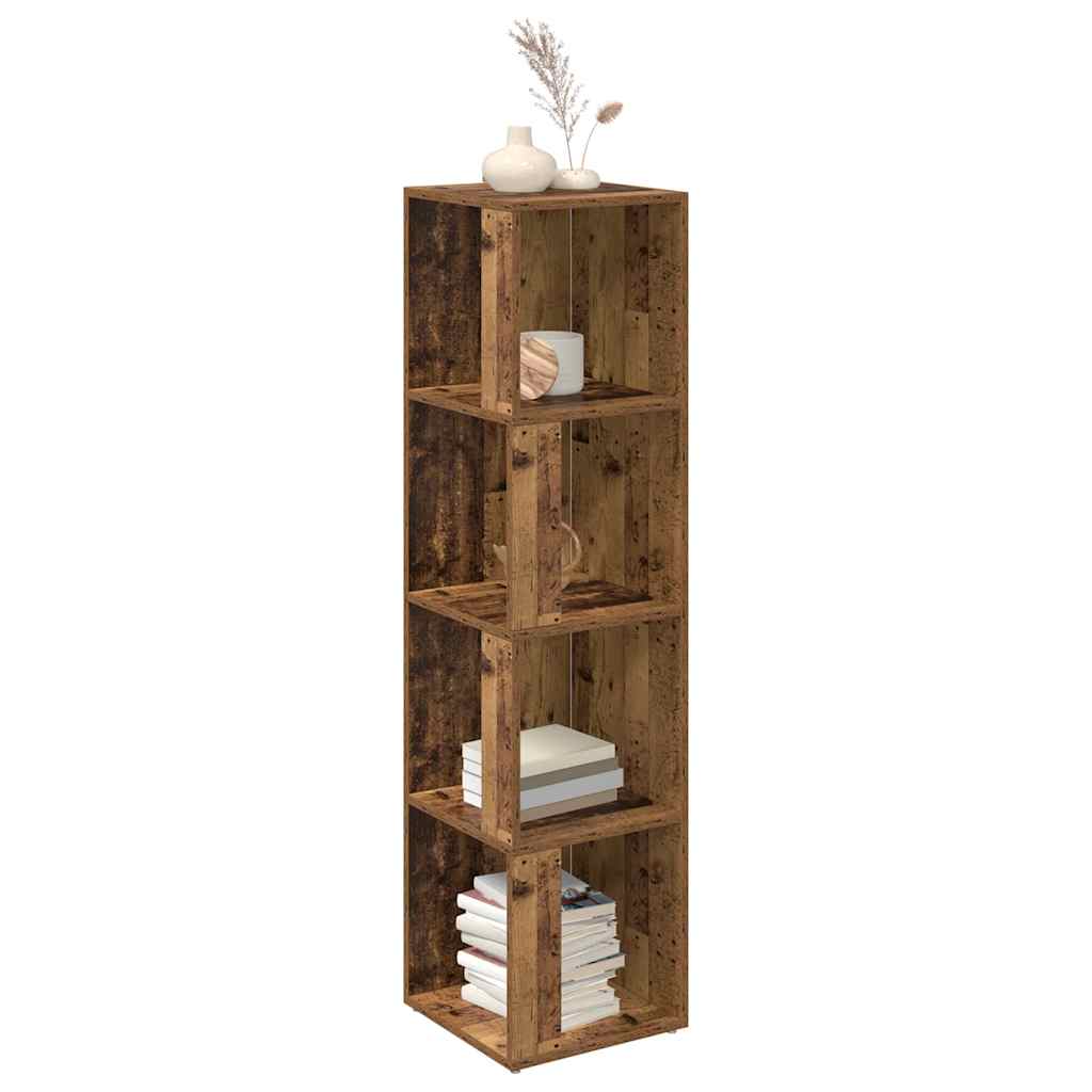 Scaffale Angolare Legno Vecchio 33x33x132 cm in Truciolato | homemem39