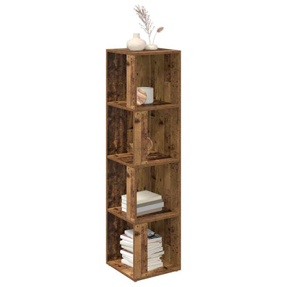 Scaffale Angolare Legno Vecchio 33x33x132 cm in Truciolato | homemem39