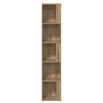 Mobile Angolare Rovere Artigianale 33x33x165 cm in Truciolato | homemem39