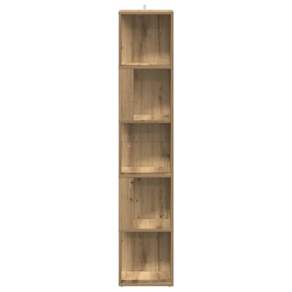 Mobile Angolare Rovere Artigianale 33x33x165 cm in Truciolato | homemem39