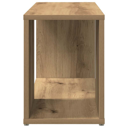 Mobile Porta TV Rovere Artigianale 60x24x32 cm in Truciolato | homemem39