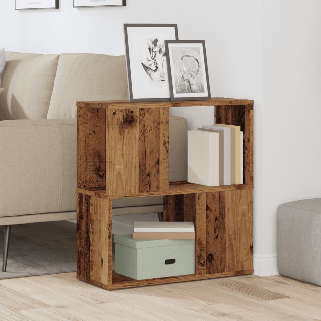 Libreria Legno Antico 60x24x63 cm in Legno Multistrato | homemem39