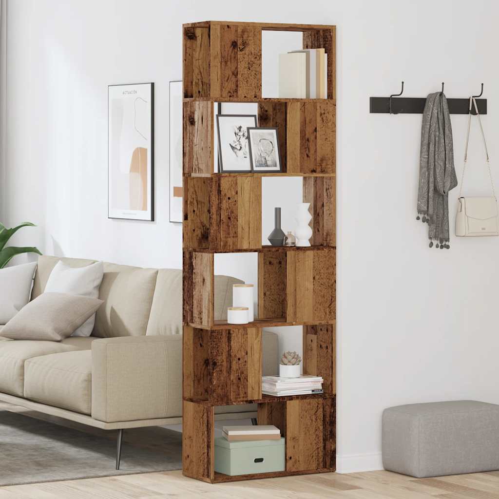 Libreria/Divisorio Stanza Legno Antico 60x24x186 cm | homemem39