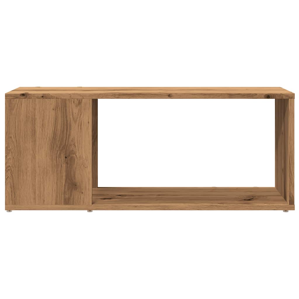 Mobile Porta TV Rovere Artigianale 80x24x32cm Legno Multistrato | homemem39