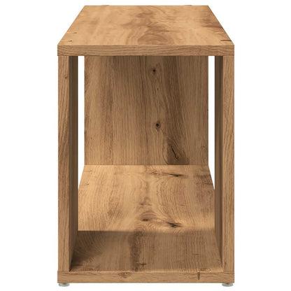 Mobile Porta TV Rovere Artigianale 80x24x32cm Legno Multistrato | homemem39