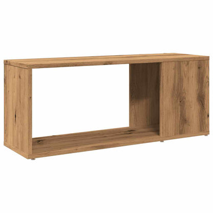 Mobile Porta TV Rovere Artigianale 80x24x32cm Legno Multistrato | homemem39