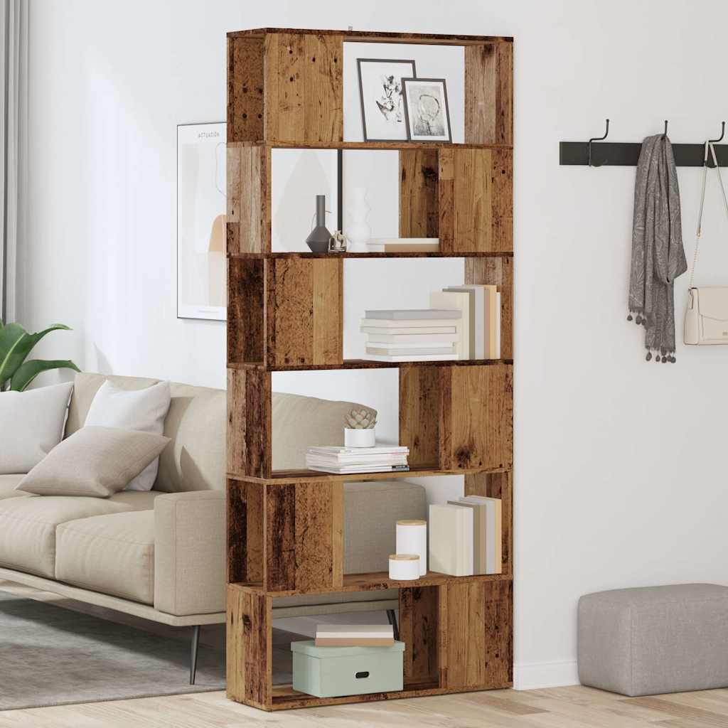 Libreria/Divisorio Stanza Legno Antico 80x24x186 cm | homemem39