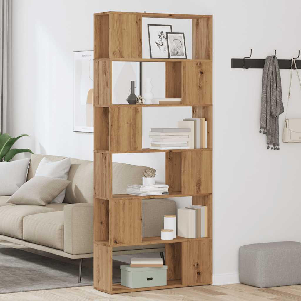 Libreria/Divisorio Stanza Rovere Artigianale 80x24x186 cm | homemem39
