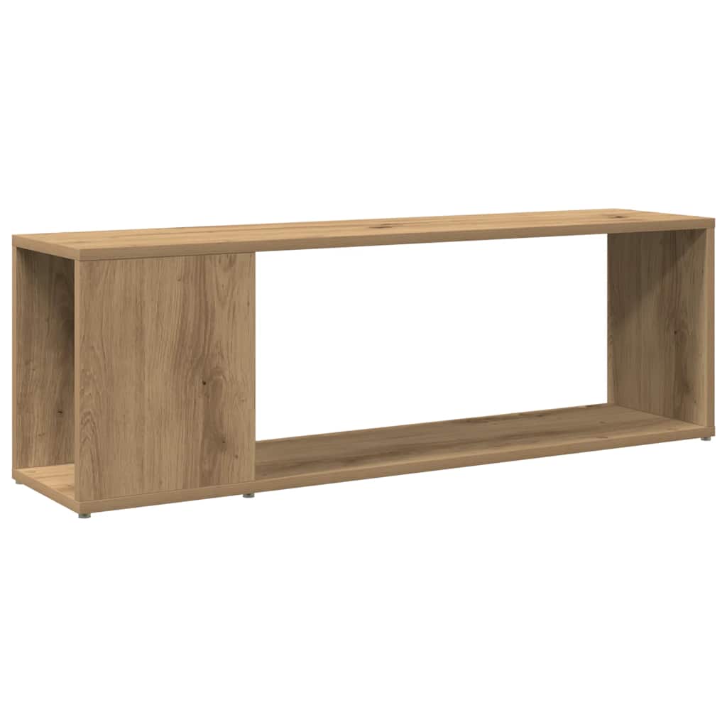 Mobile TV Rovere Artigianale 100x24x32 cm in Legno Multistrato | homemem39