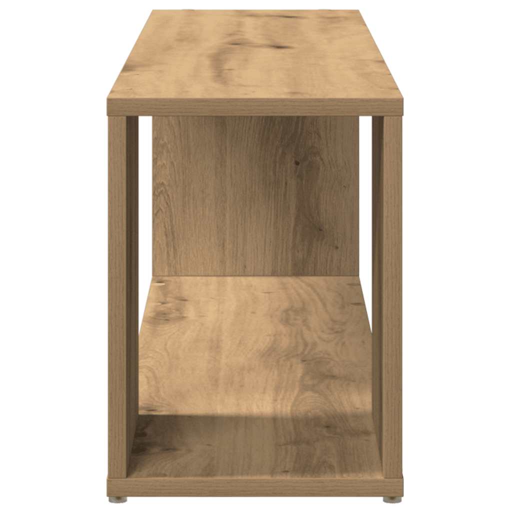 Mobile TV Rovere Artigianale 100x24x32 cm in Legno Multistrato | homemem39