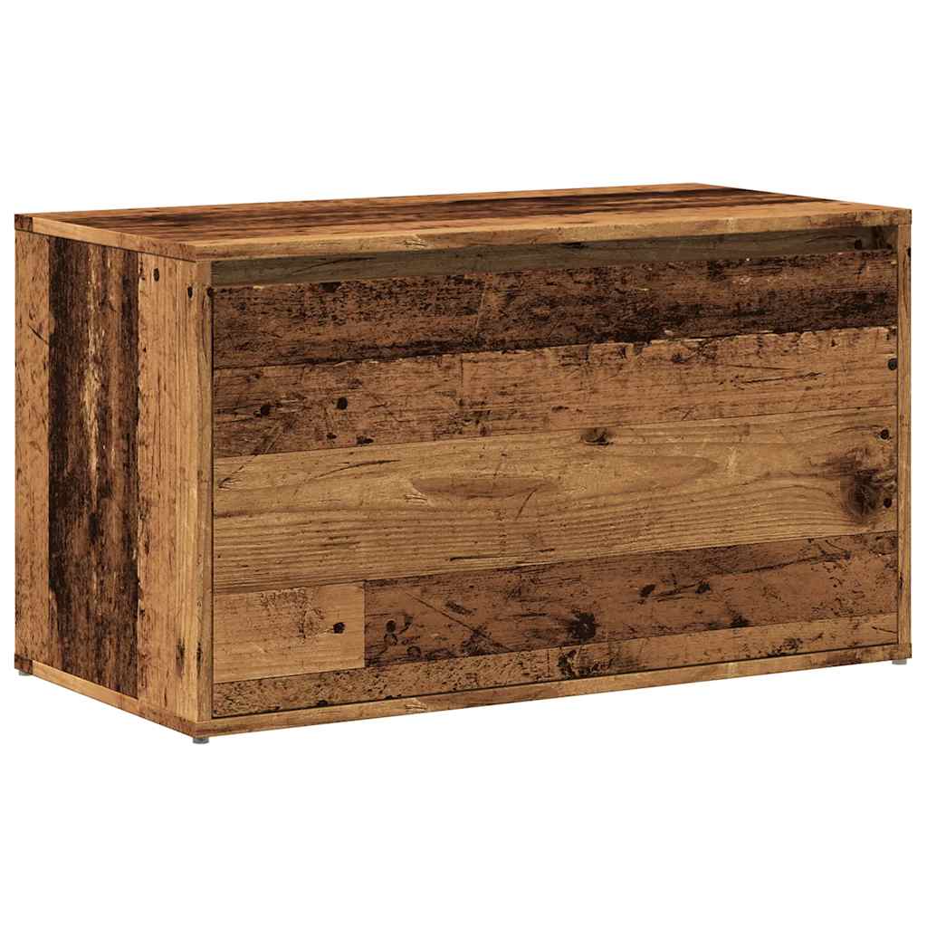 Panca Ingresso 80x40x45 cm Legno Vecchio Legno Multistrato | homemem39