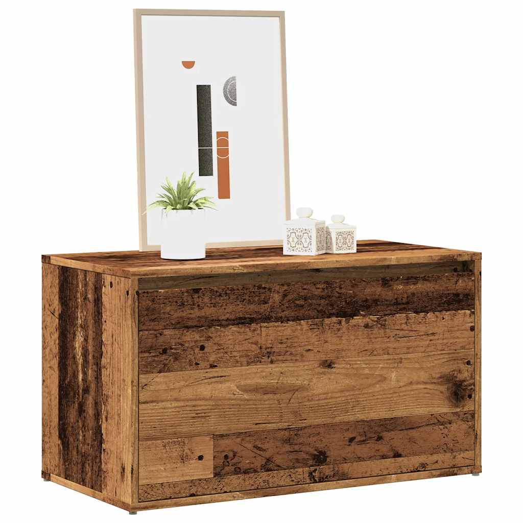 Panca Ingresso 80x40x45 cm Legno Vecchio Legno Multistrato | homemem39