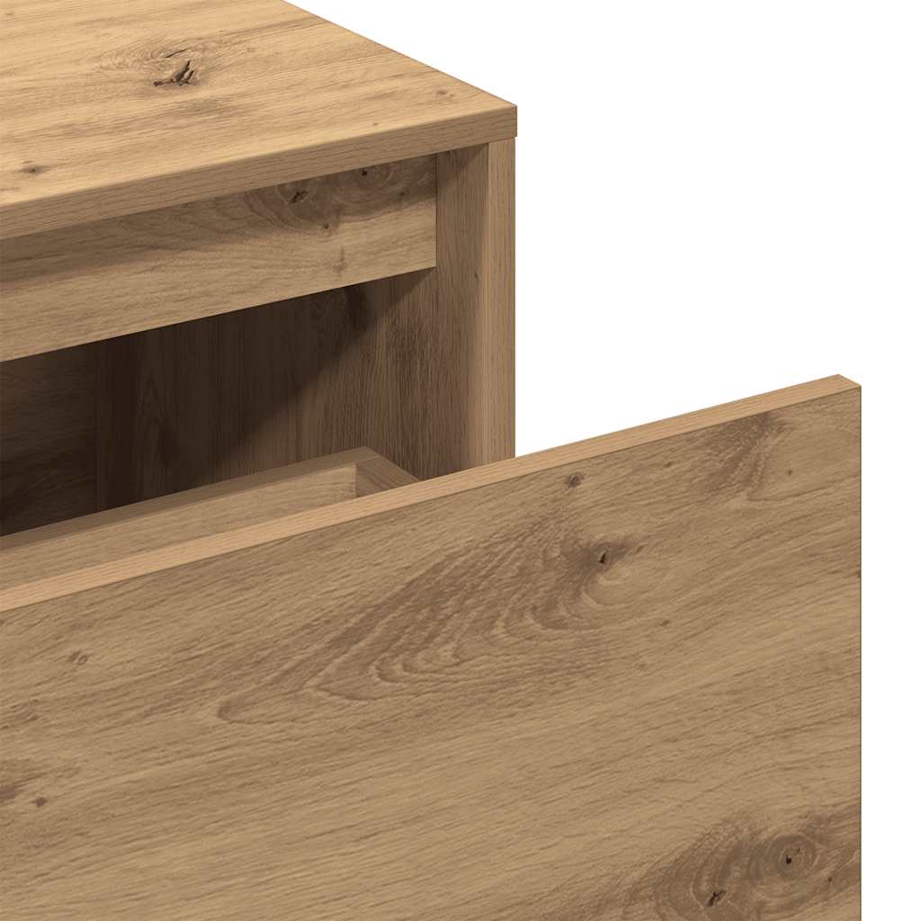 Panca Ingresso 80x40x45 cm Rovere Artigianale Legno Multistrato | homemem39
