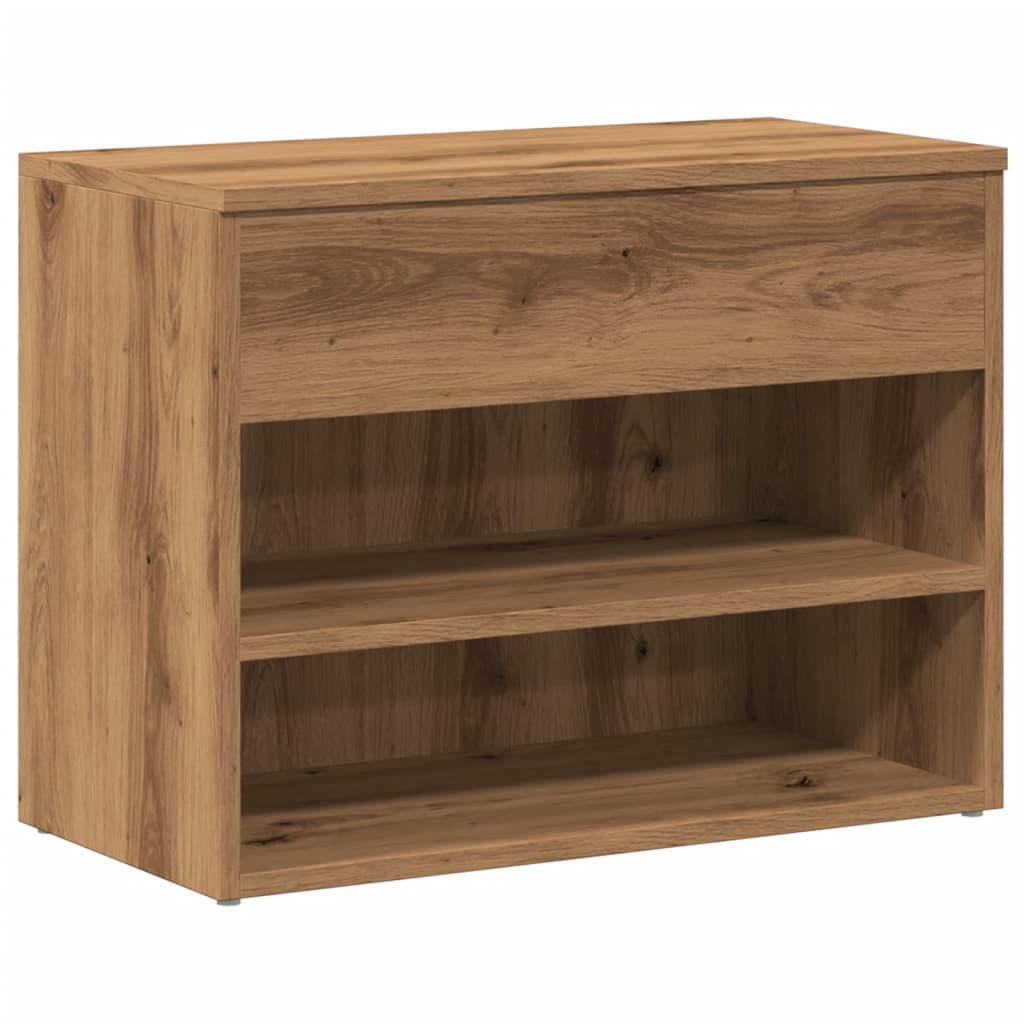 Scarpiera Rovere Artigianale 60x30x45 cm in Legno Multistrato - homemem39