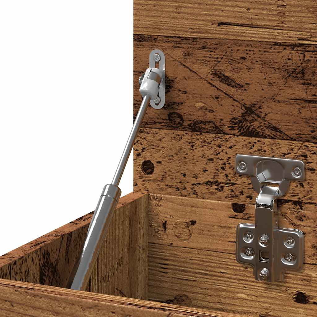 Scarpiera Legno Antico 80x30x45 cm in Legno Multistrato - homemem39