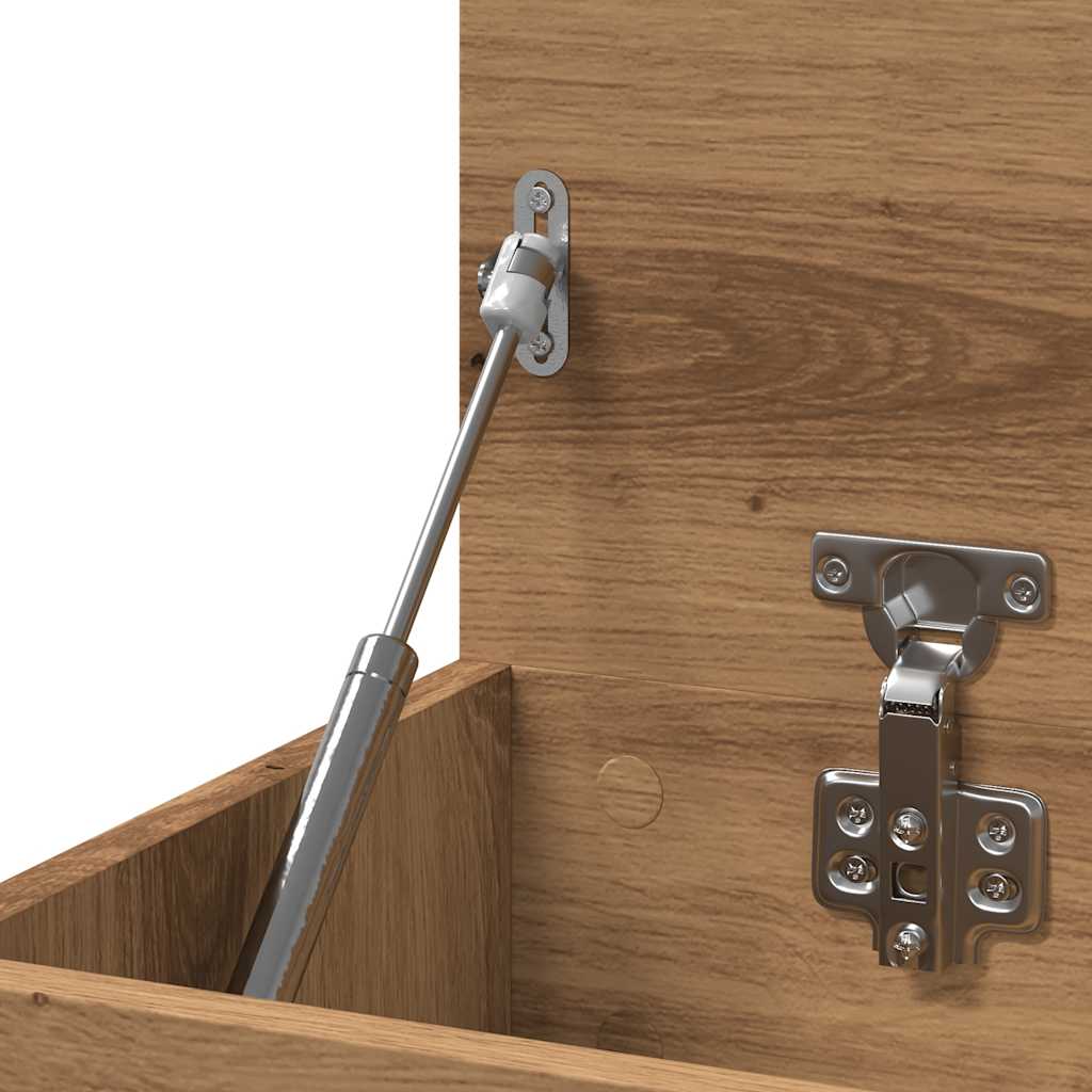 Scarpiera Rovere Artigianale 80x30x45 cm in Legno Multistrato - homemem39