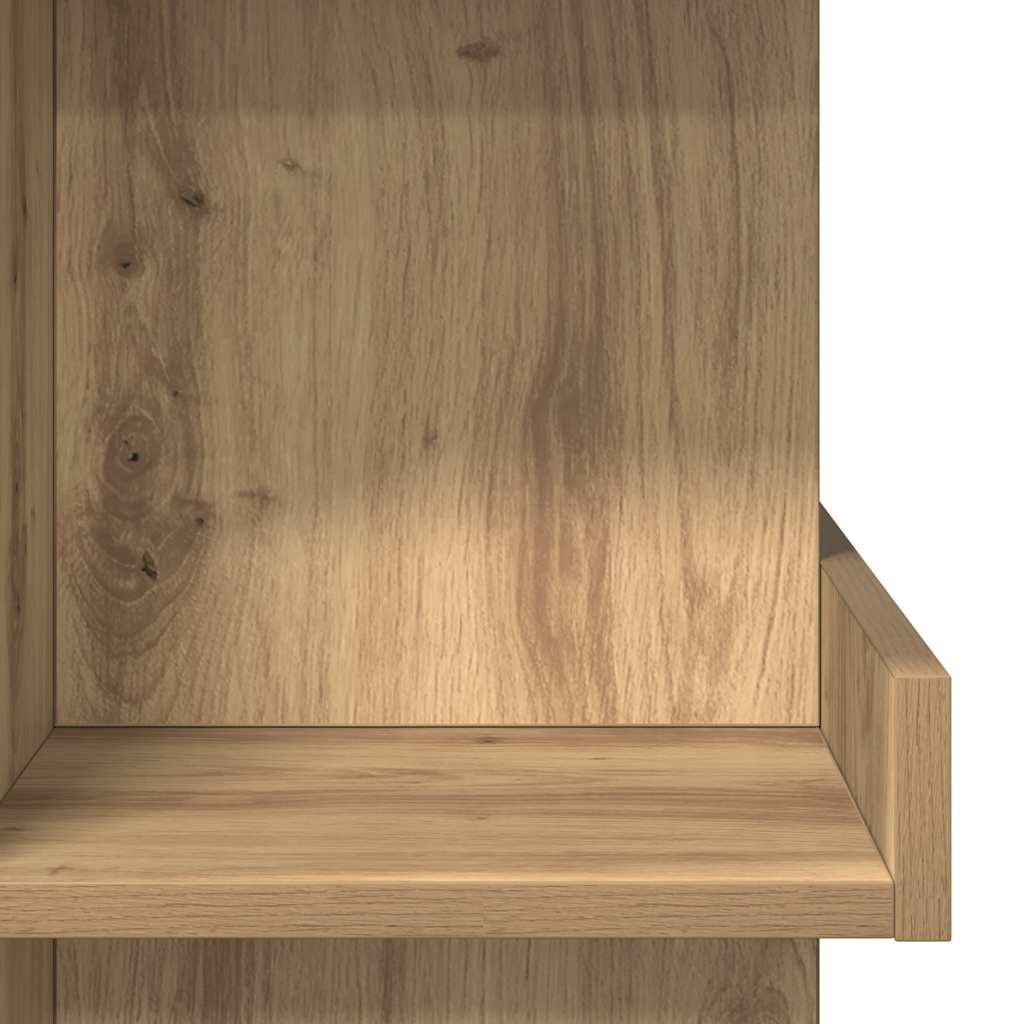 Tavolo da Bar con Ripiani Rovere 100x48x101,5 cm in Truciolato | homemem39