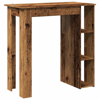 Tavolo Bar con Ripiano Antico 102x50x103,5 cm Truciolato | homemem39