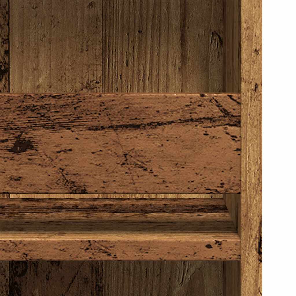 Tavolo da Bar con Ripiano Legno Antico 102x50x103,5 cm | homemem39