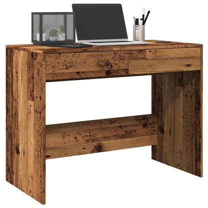 Scrivania Legno Antico 101x50x76,5 cm in Legno Multistrato - homemem39