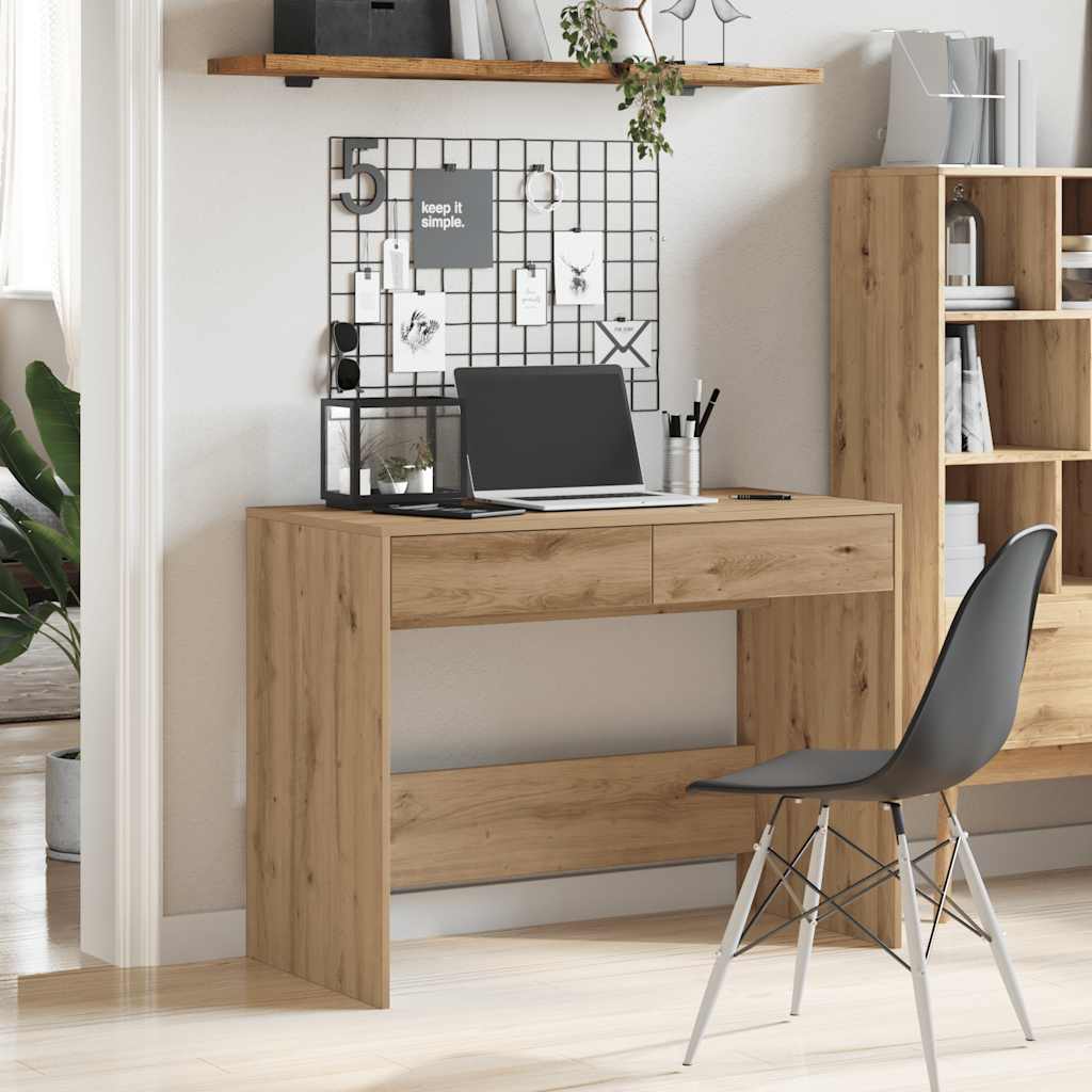 Scrivania 101x50x76,5 cm in legno multistrato