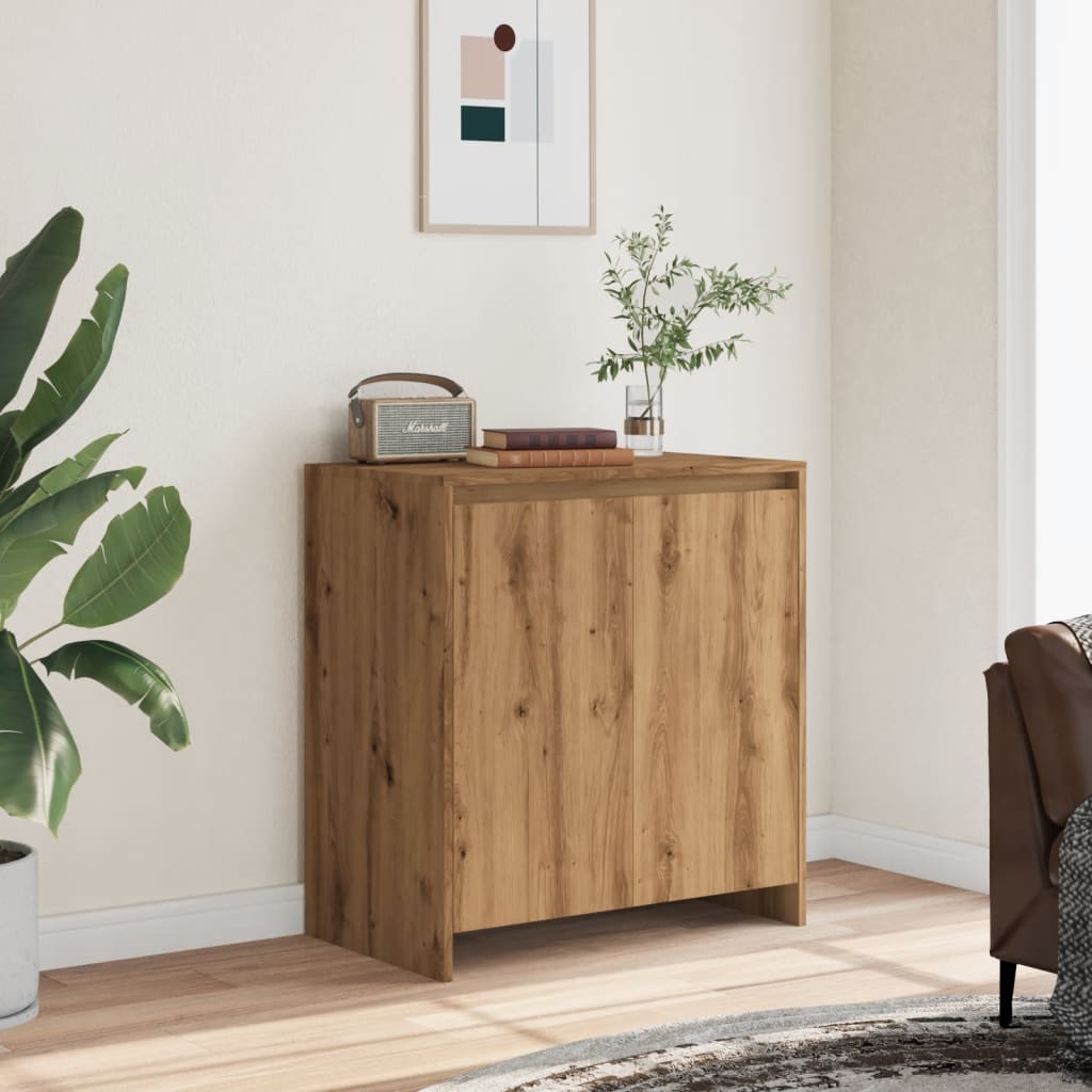 Credenza Rovere Artigianale 70x41x75 cm in Truciolato - homemem39