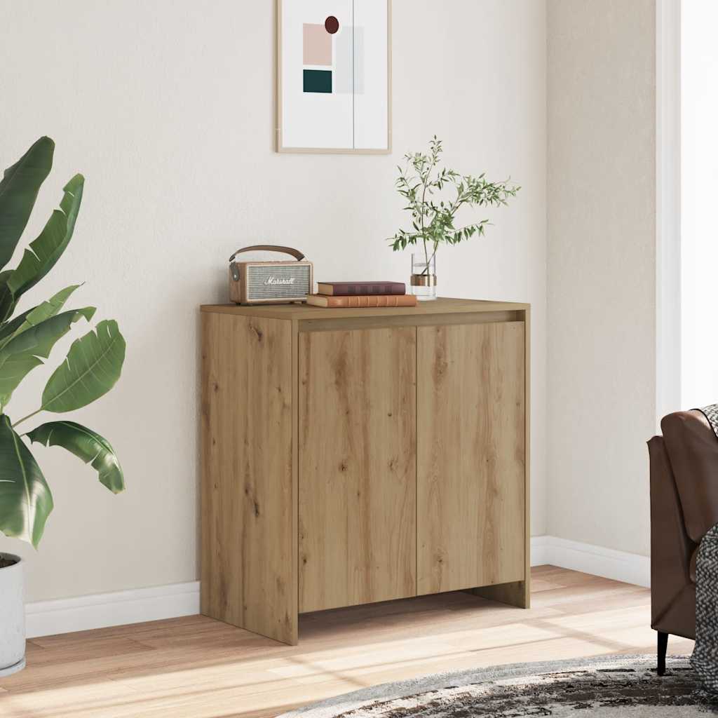 Credenza Rovere Artigianale 70x41x75 cm in Truciolato - homemem39