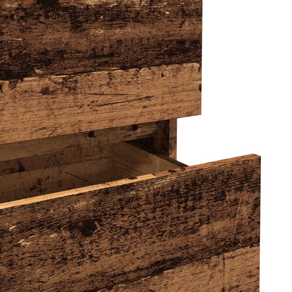 Credenza Legno Antico 70x41x75 cm in Truciolato - homemem39