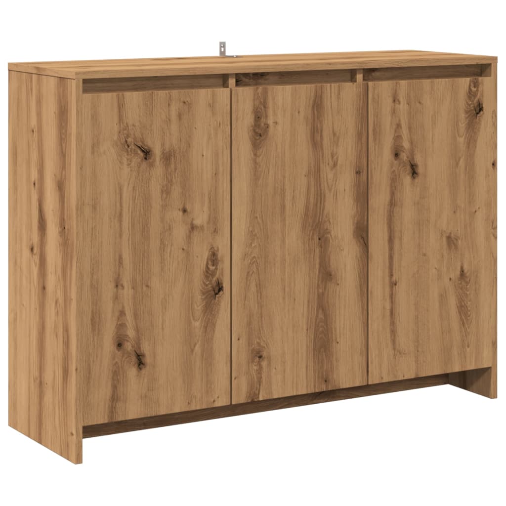 Credenza Rovere Artigianale 102x35x70 cm in Truciolato - homemem39