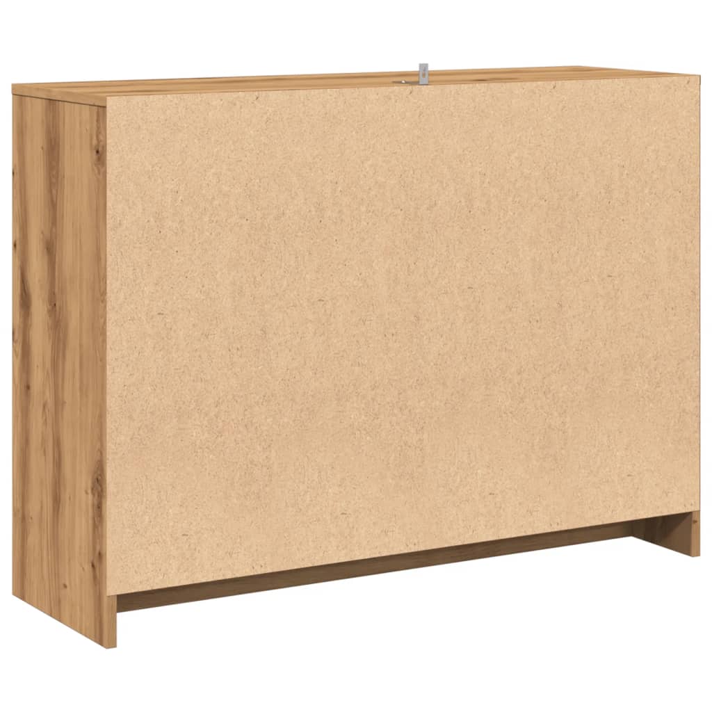 Credenza Rovere Artigianale 102x35x70 cm in Truciolato - homemem39