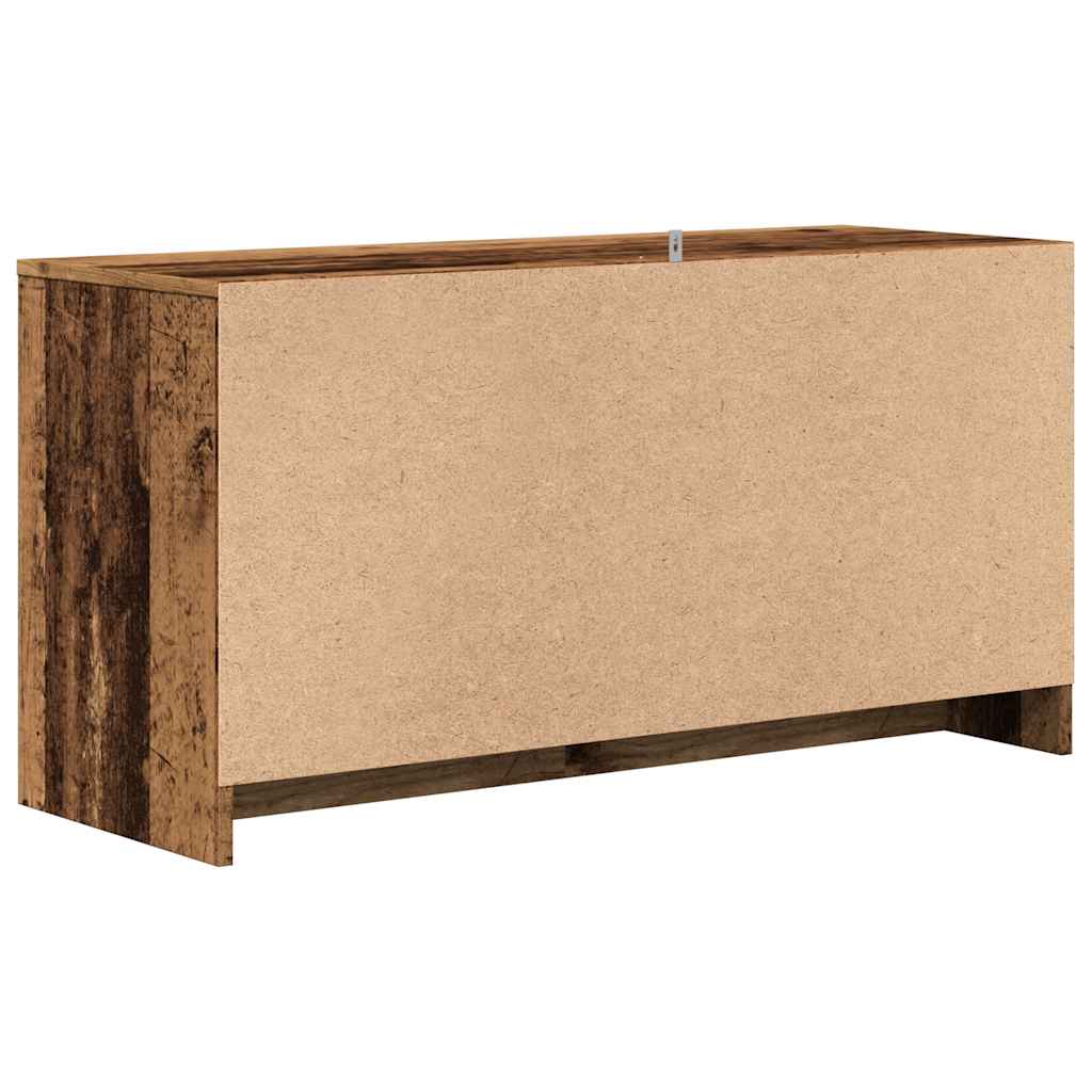 Mobile Porta TV Legno Antico 102x37,5x52,5 cm Legno Multistrato - homemem39