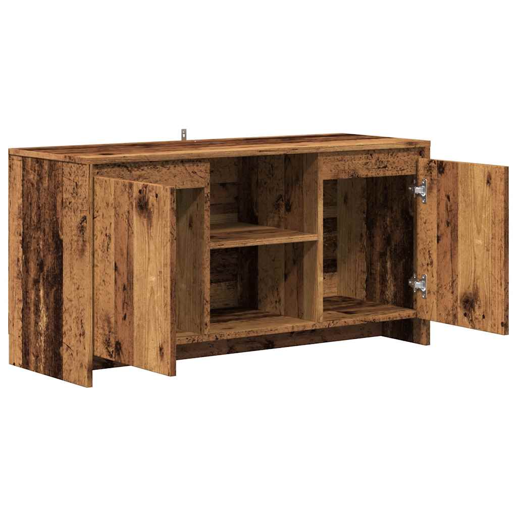 Mobile Porta TV Legno Antico 102x37,5x52,5 cm Legno Multistrato - homemem39