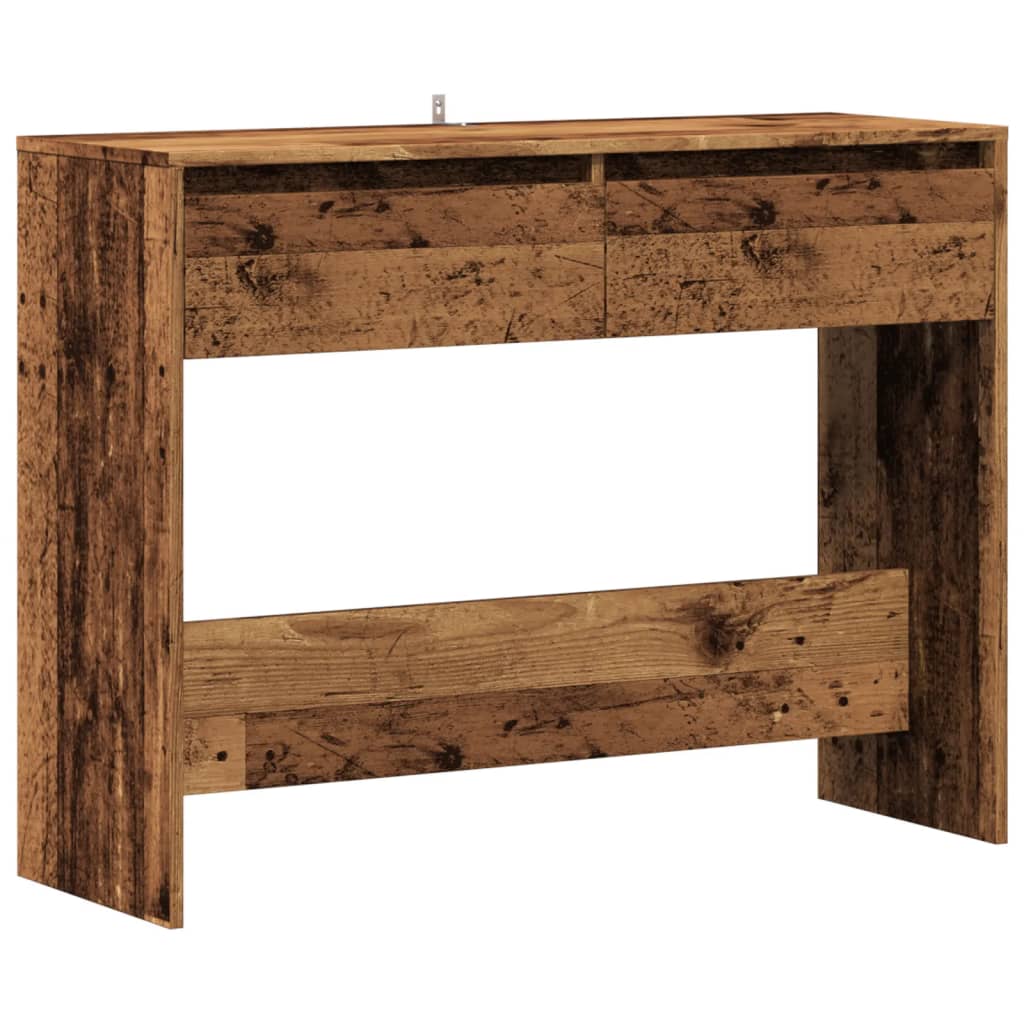Tavolino Consolle Legno Vecchio 100x35x76,5 cm in Truciolato | homemem39