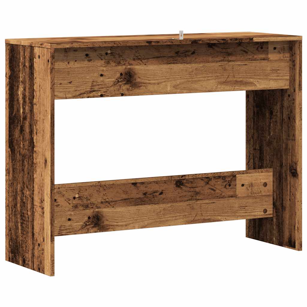 Tavolino Consolle Legno Vecchio 100x35x76,5 cm in Truciolato - homemem39